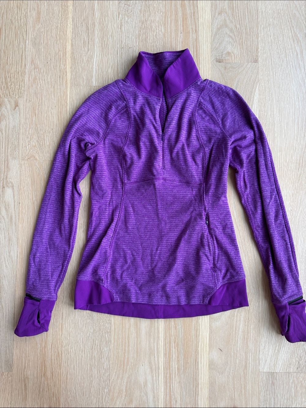 lululemon athletica Purple Half-Zip Performance Pullover